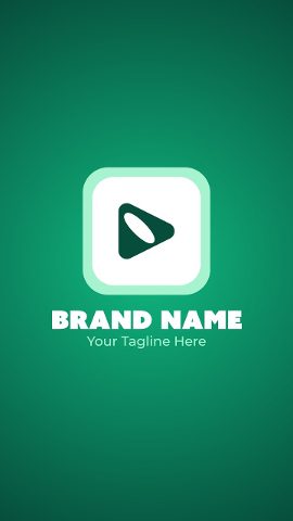 Modern Vertical Logo Reveal