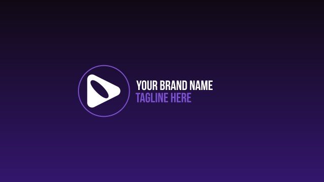Modern Logo Text Animation Free After Effects Template