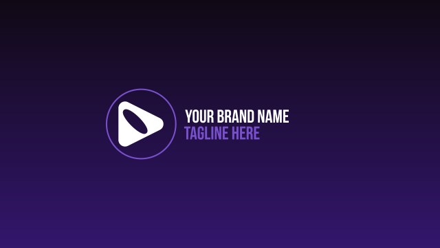 Modern Logo Text Animation Free After Effects Template