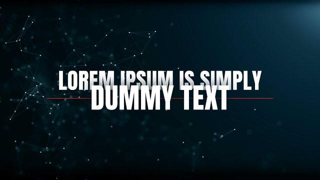 Minimal Light and Heavy Two Line Typography Titles with Red Hairline for Online Courses After Effects Template