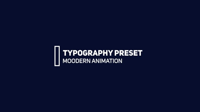 Business Hollow Bar Title – Free After Effects Template