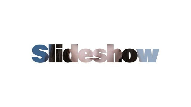 Minimal Gray Bar Letter Fill Slideshow Opener Premiere Pro MOGRT