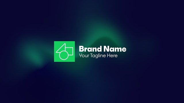 Fresh Mint Lights Square Mark Intro Premiere Pro MOGRT