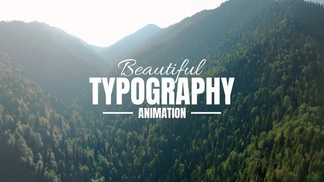 Script Topper Title featuring Condensed Caps and Ruled Caption After Effects Template