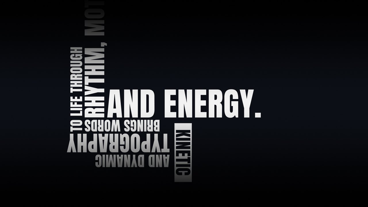 Bold Kinetic Typography Word Stack with Boxed Highlights After Effects Template