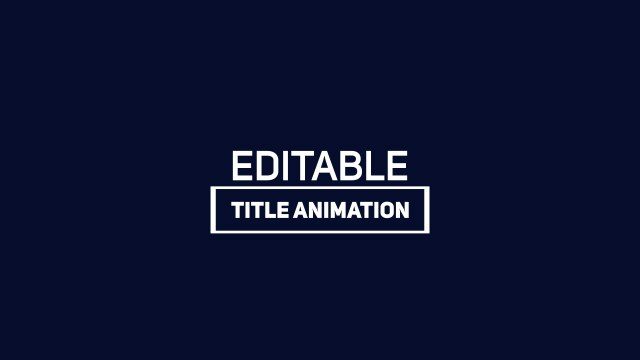 Minimal Big Word Outline Box Text Reveal for Keynote Slides – Free After Effects