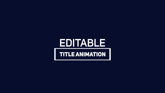 Minimal Big Word Outline Box Text Reveal for Keynote Slides – Free After Effects