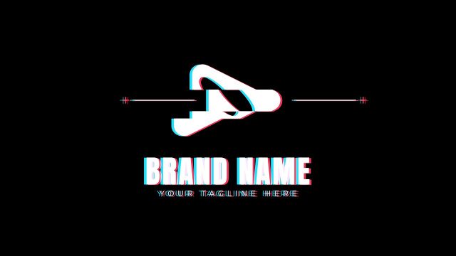 Side Crosshair Lines Dubstep Logo Reveal with SFX After Effects Template