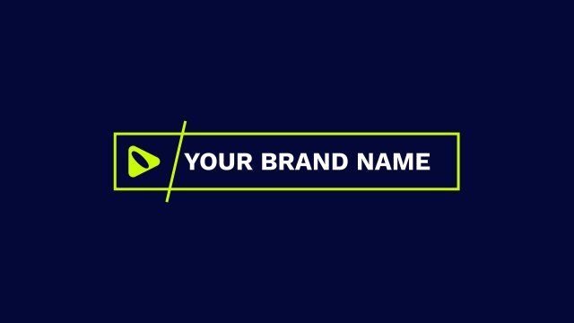 Neon Green Slash Badge Logo Intro Free Premiere Pro Template Download