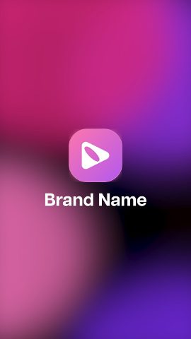 Minimal Vertical SaaS Logo Intro After Effects Template
