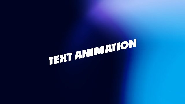 Neon Gradient Slanted Heavy Heading Typography Premiere Pro MOGRT