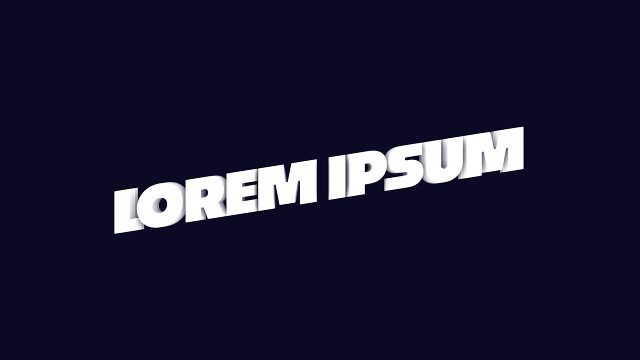 Stylish Corporate Text Animations