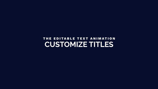 Small Caps Lead Typography for Premiere Pro – Free Corporate MOGRT