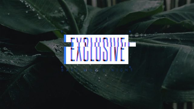 4K Gritty Glitch Titles and Social Media Text for Video Blogs