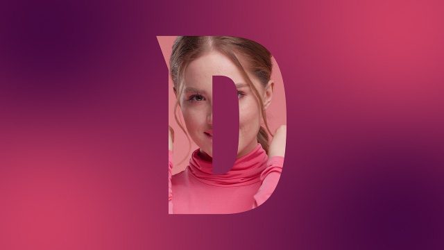 Letter Mask Text Transition with Bold Dynamic Typography After Effects Template