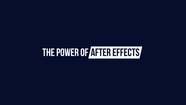 Event Headline: Slanted Key Box – Free After Effects Project