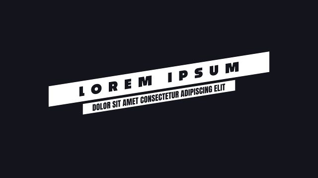 Tilted White Strip Titles with Spaced Text and Paragraph for App Promos After Effects Project