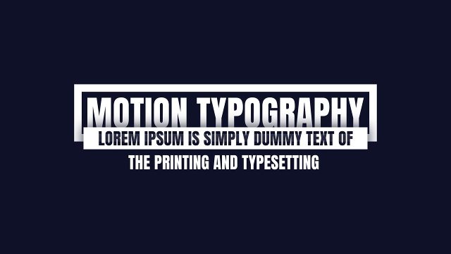 Social Media White Frame Motion Typography Corporate Title for Product Launches After Effects Templates