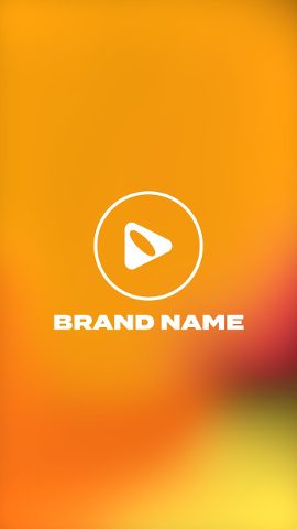 Trendy Vertical Brand Logo Intro