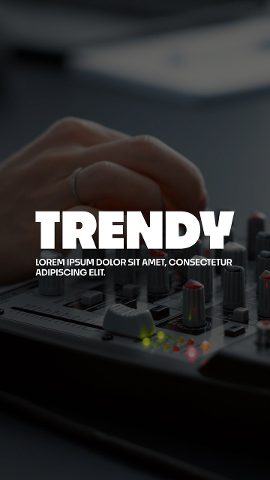 Vertical Party Title Animation featuring Bold Word and Copy After Effects Template