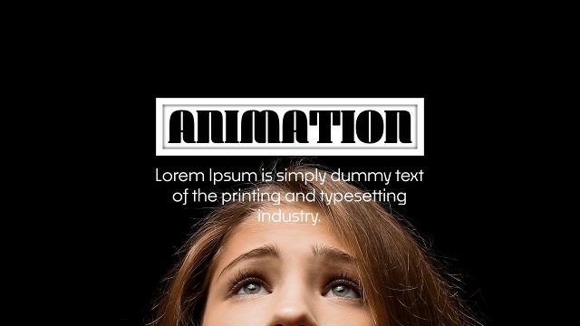 Framed Headline Title Animation with Paragraph Text After Effects Template