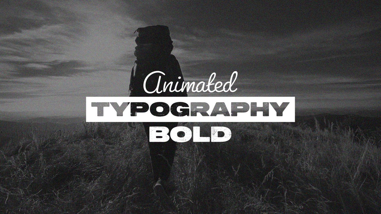Handwritten Accent Title Animations with Plate and Capitals After Effects Template