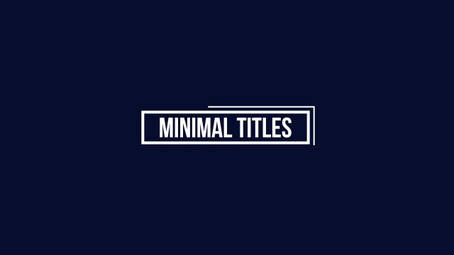 Minimal Layered Rectangle Title – Free Premiere Pro MOGRT for Fashion Films