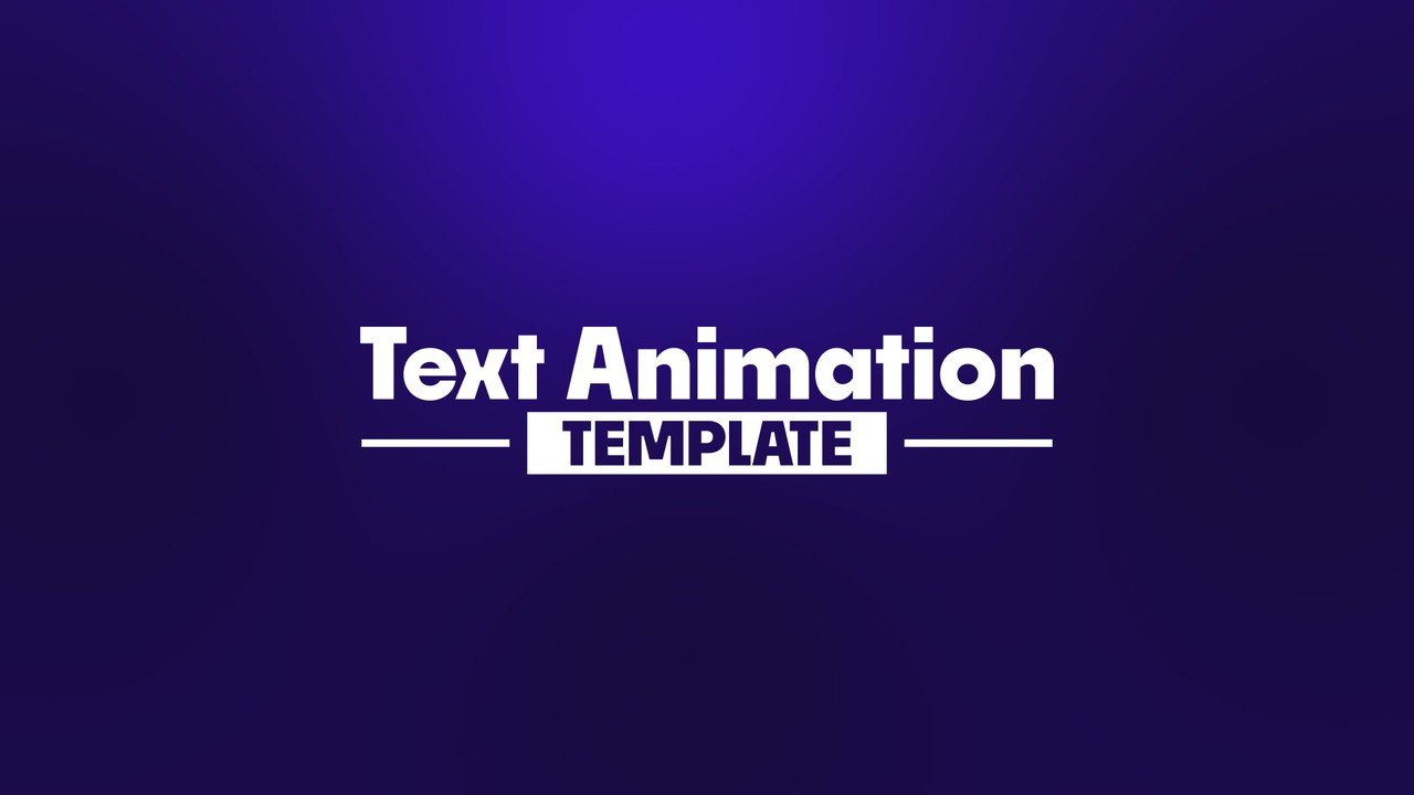 Heading Animations with Boxed Tag and Thin Rules After Effects Template