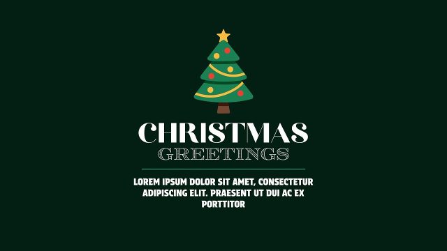 Holiday Card Season Greetings Title Animations Premiere Pro MOGRT