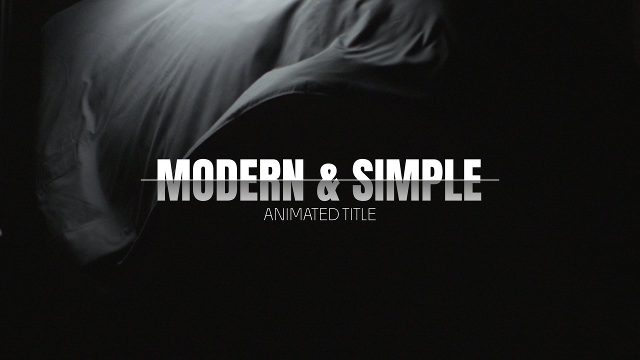 Abstract Horizontal Line Crossed Headline Animations Premiere Pro Motion Graphics Template