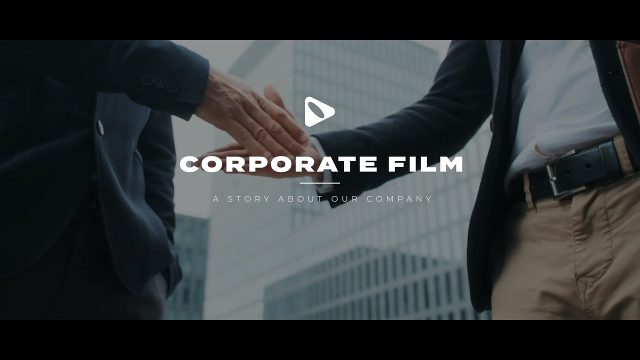 Cinematic Corporate Film Opener with Letterbox Titles After Effects Template