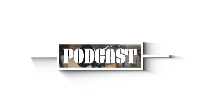 Animated Podcast Title Box with Long Shadow and Lines After Effects Templates