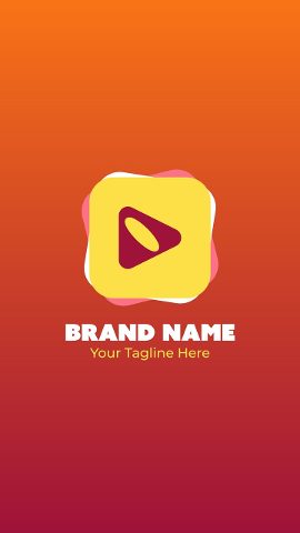 Vertical Logotype Animation After Effects Project