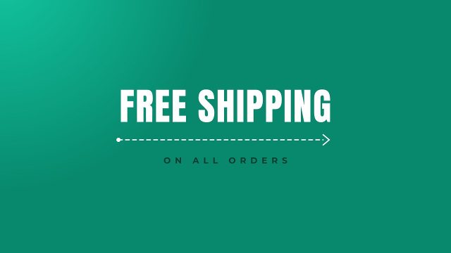 Free Shipping Promo Title with Dashed Arrow After Effects Template