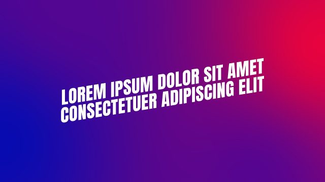 Trendy Gradient Titles