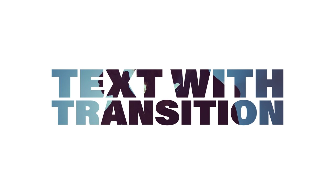 Cross Split Reveal Text Transition After Effects Template