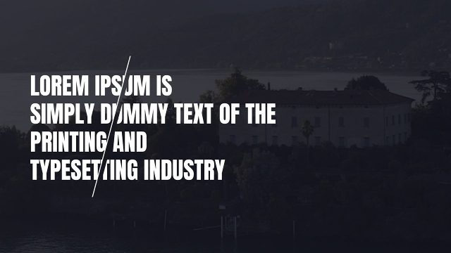 Glitch Cut Four Line Caps Paragraph Corporate Typography After Effects Template
