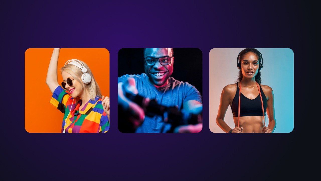 Popping Card Collage Picture Slideshows Premiere Pro MOGRT