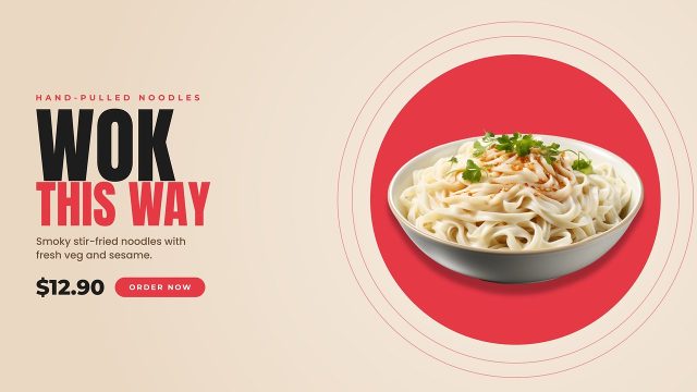 Concentric Ring Lines Menu Promo with Discount Price MOGRT for Premiere Pro