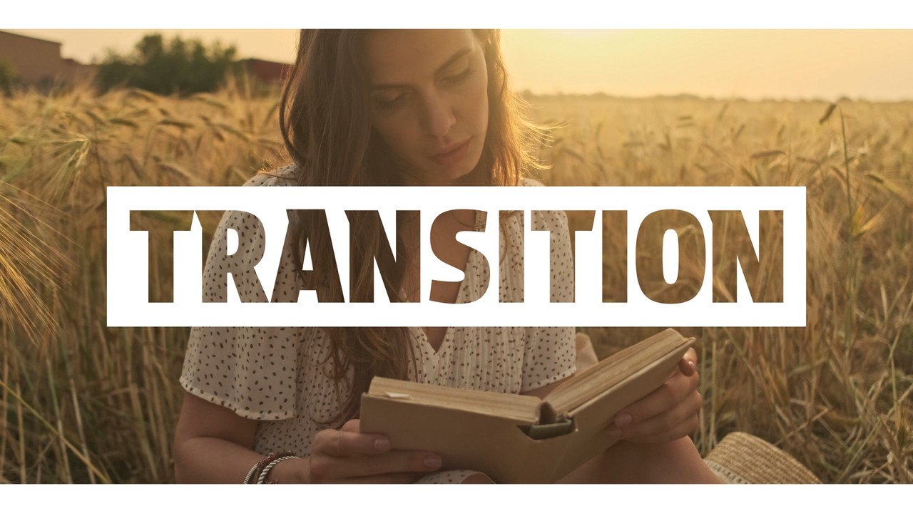 Stencil Text Transitions featuring Boxed Label and Video Strip After Effects Template
