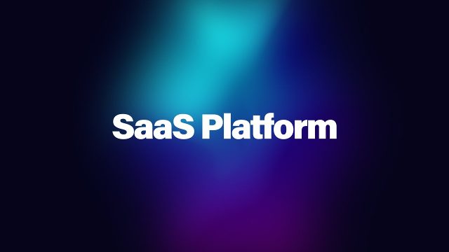 Minimal SaaS Platform Explainer Titles featuring Big Word Ending After Effects Project