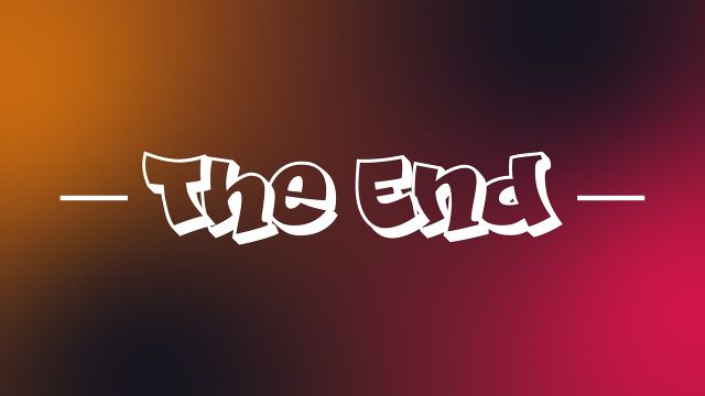 The End Title Animations for Film Outros After Effects Video Template