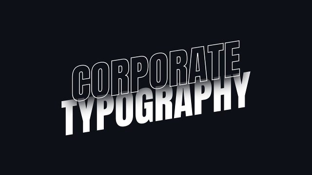 Corporate Text Effects MOGRT for Premiere Pro