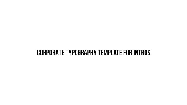 Condensed Intro Line Text Reveal for Investor Updates in After Effects – Free Download