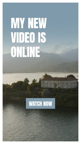 Vertical New Video Online Story Titles featuring Watch Now Button After Effects Template