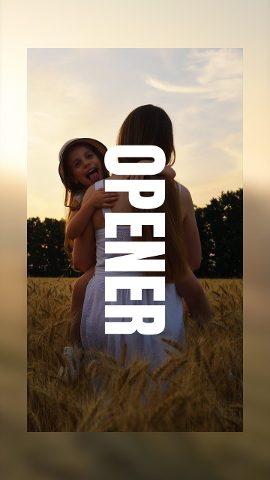 Vertical Letter Mask Photo Presentations Premiere Pro MOGRT