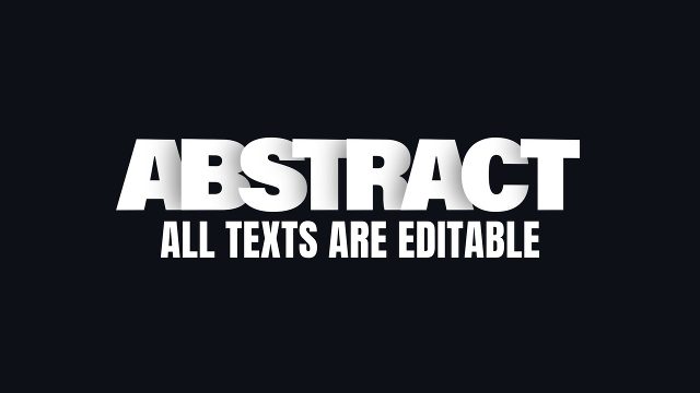 Sleek and Stylish Animated Titles After Effects Video Template