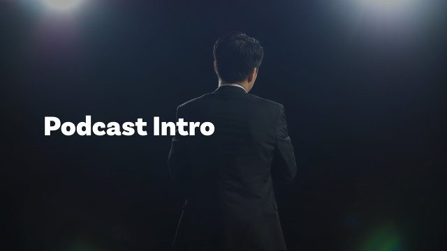 Simple Centered Headline Title Animations for Podcast Intros Premiere Pro MOGRT Templates