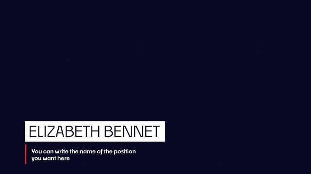 Business Presenter Lower Third