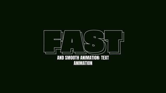 Fast Hollow Depth Corporate Typography Titles Premiere Pro MOGRT